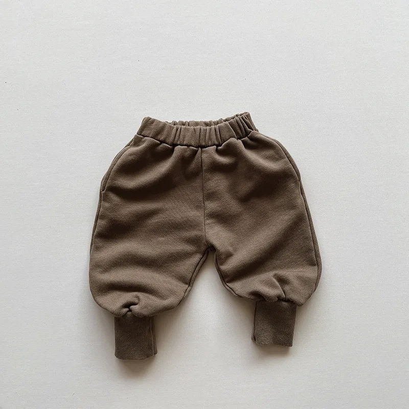 Spring Autumn Children Pants 1-8Y Boys Cotton Daily Loose Sweatpants Harem Trousers Korean Toddler Wear Kids Clothing 2024 New