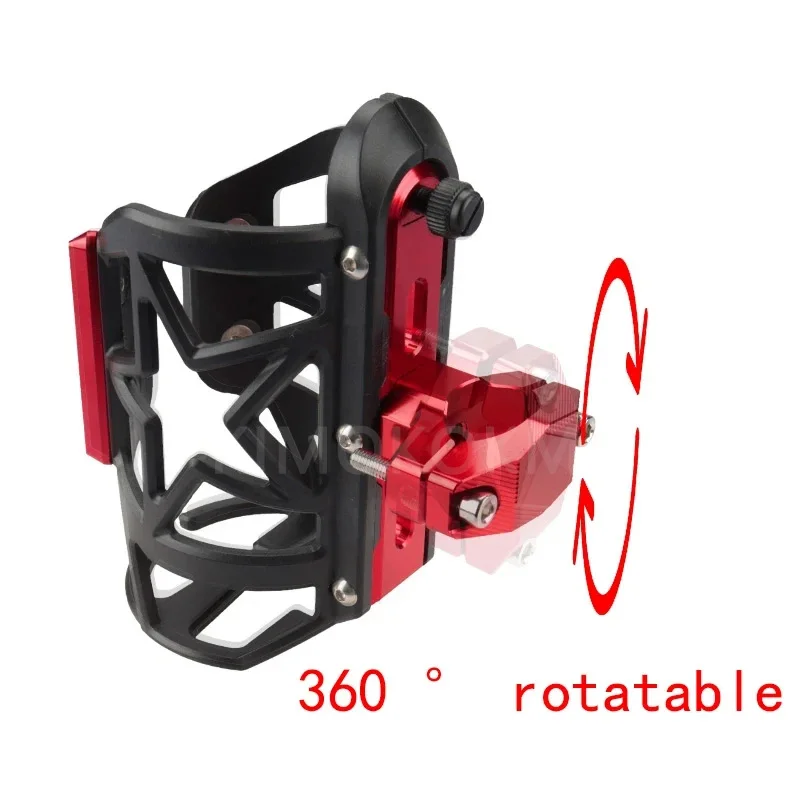 For BMW YAMAHA Honda Benelli Motorcycle Cup Holder CNC Aluminum Beverage Water Bottle Drink Cup Holder Universal Accessories