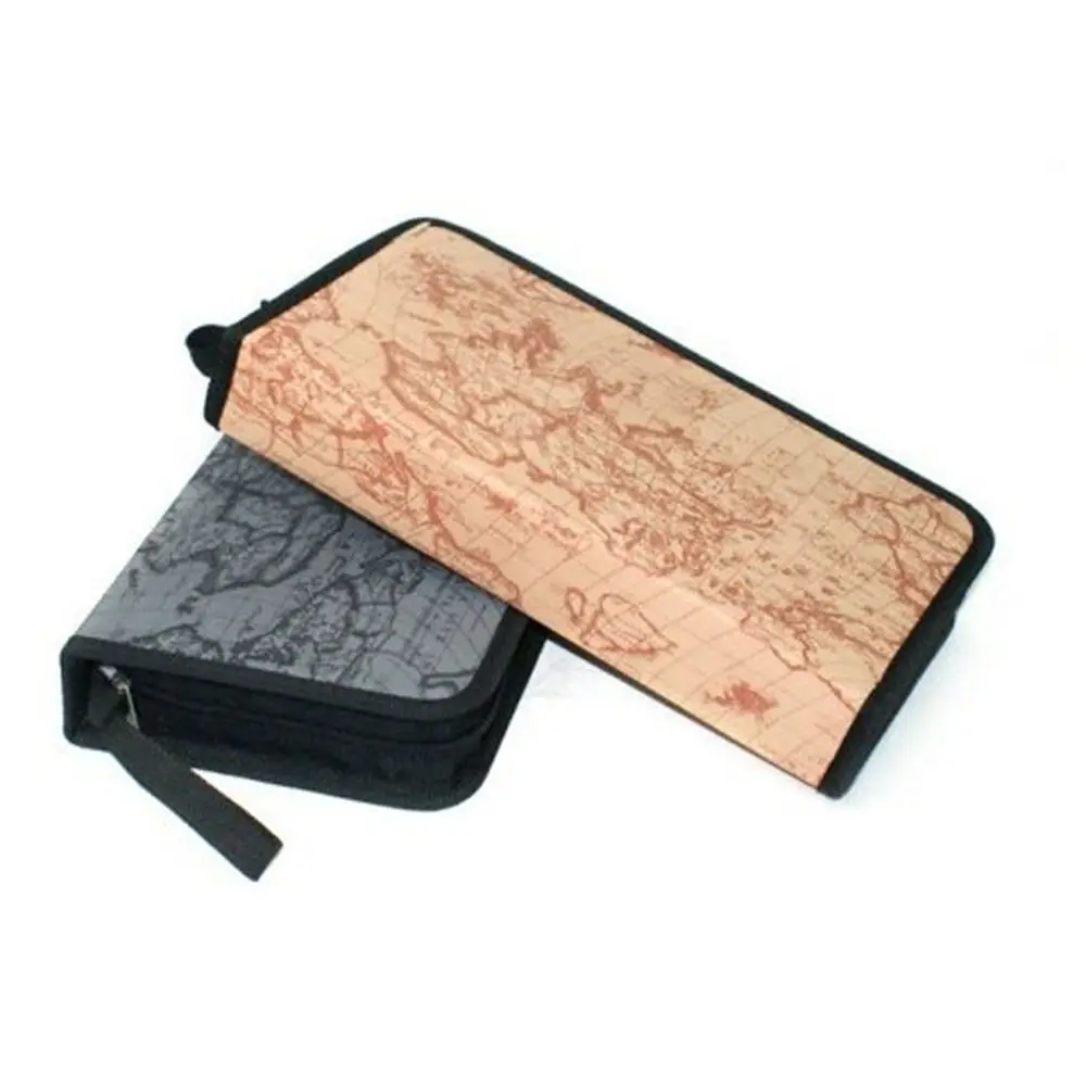 Portable 80 Sleeve Game Accessories Collect Album Carry Case Organizer Wallet Storage Bag Disc Holder