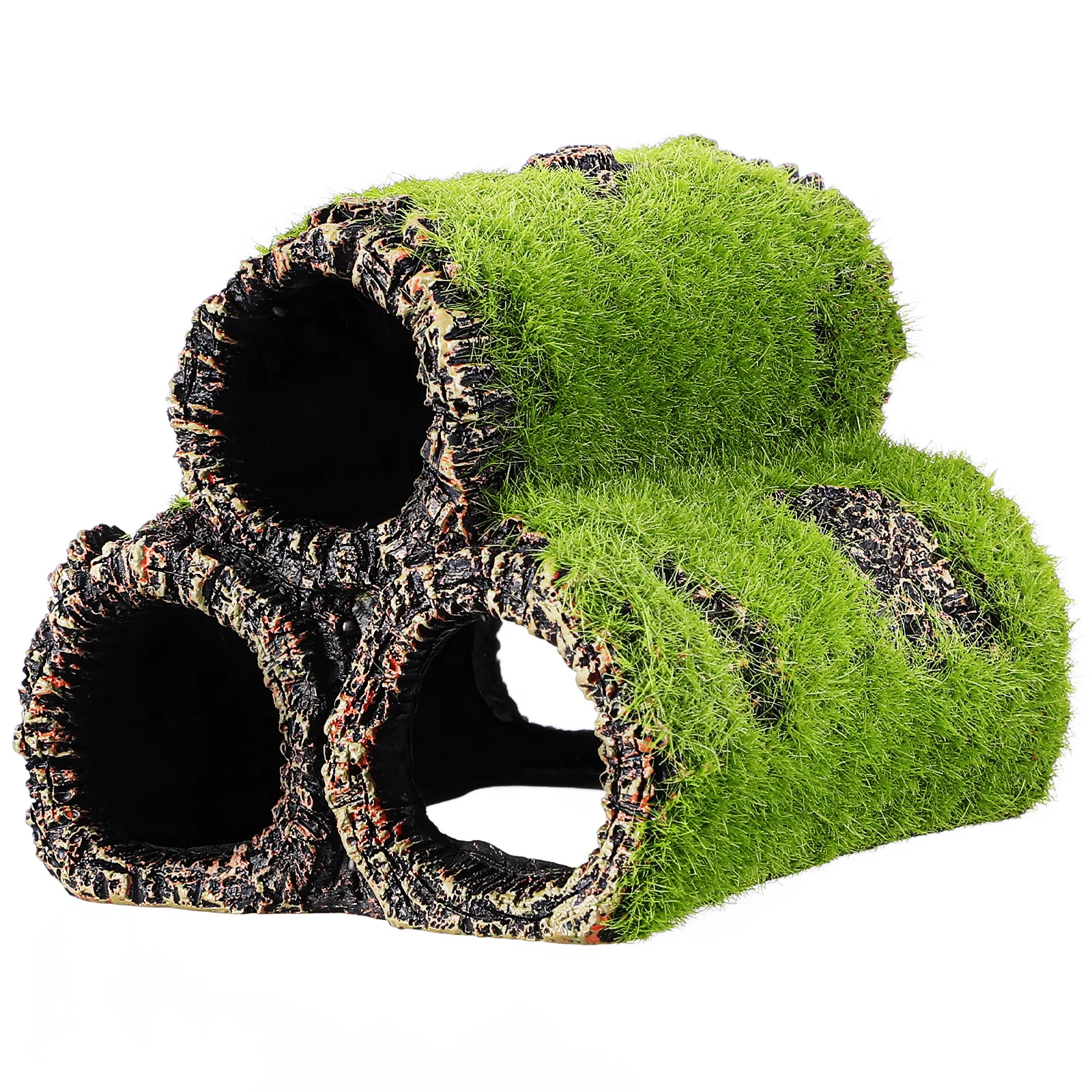 

Hollow Tree Trunk Fish Tank Decoration Aquarium Accessories Resin Hideout Realistic Design Lifelike Appearance Sturdy Stable