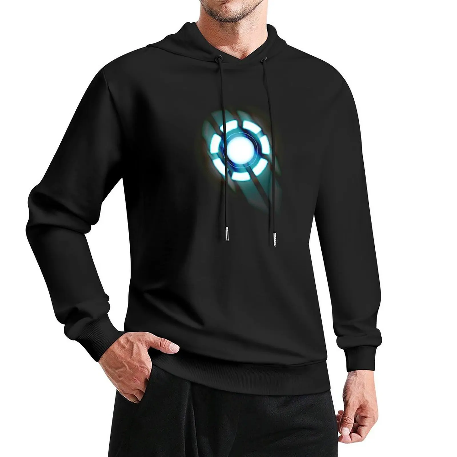 

Футболка Arc Reactor, дизайнерский пуловер, толстовка, одежда для мужчин, мужская дизайнерская одежда, модная мужская толстовка большого размера