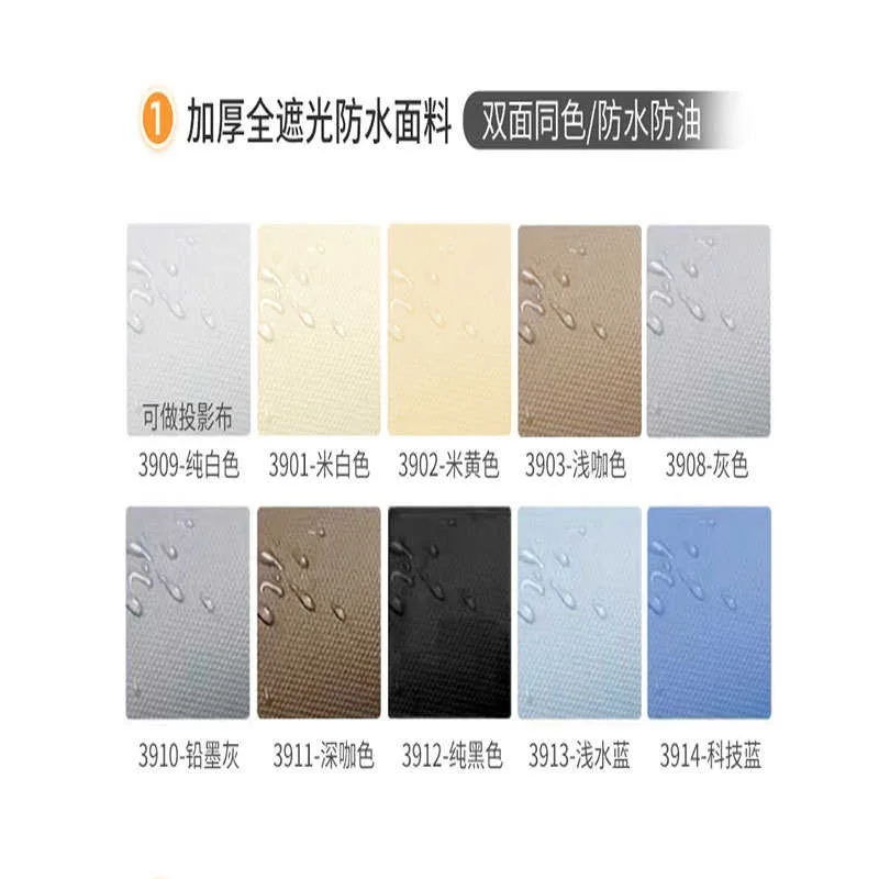 家庭用コードレス半自動ローラーブラインド防水遮光カーテンプッシュプルリフトスプリングローラーカーテン