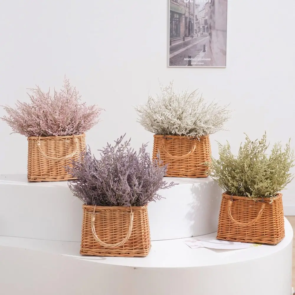 

Multicolor Artificial Flower Desktop Ornament Photo Props Simulation Millet Grass Table Decoration DIY Faux Flower Statice