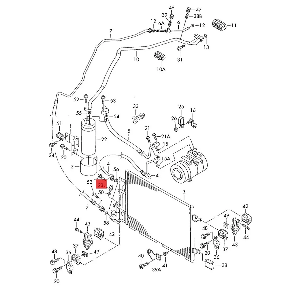 Air Conditioning High Pressure Sensor Switch + Plug Connection Cable Kit for Passat B5 A4 A6 S8 8D0959482B 8D0 959 482 B