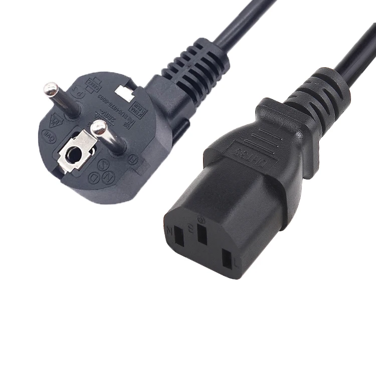 

16A 250V C5 C13 Male To Female Korea Laptop 3 Pin Plug Extension Korea Power Cord