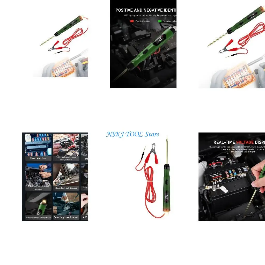 

L8RC Auto Circuit Tester Truck Tester Circuit 5V-30V Circuit Tester Test Pen