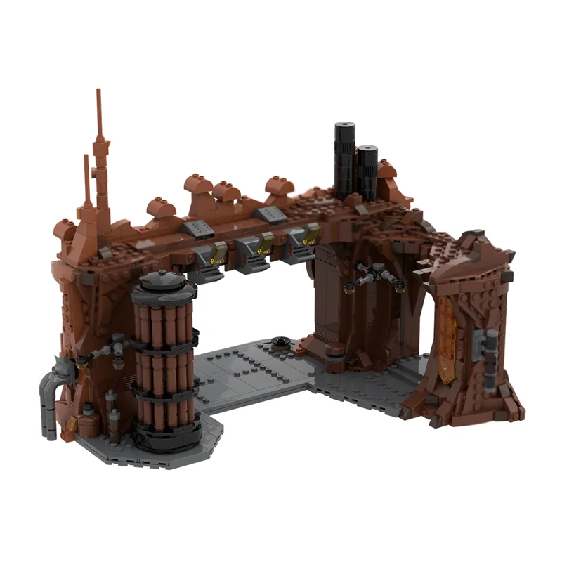 Star Movie Moc Bouwstenen Modulaire 004 HANGER Model Technologie Modulaire Beroemde Scène Blokken Kerst Set DIY Speelgoed Geschenken