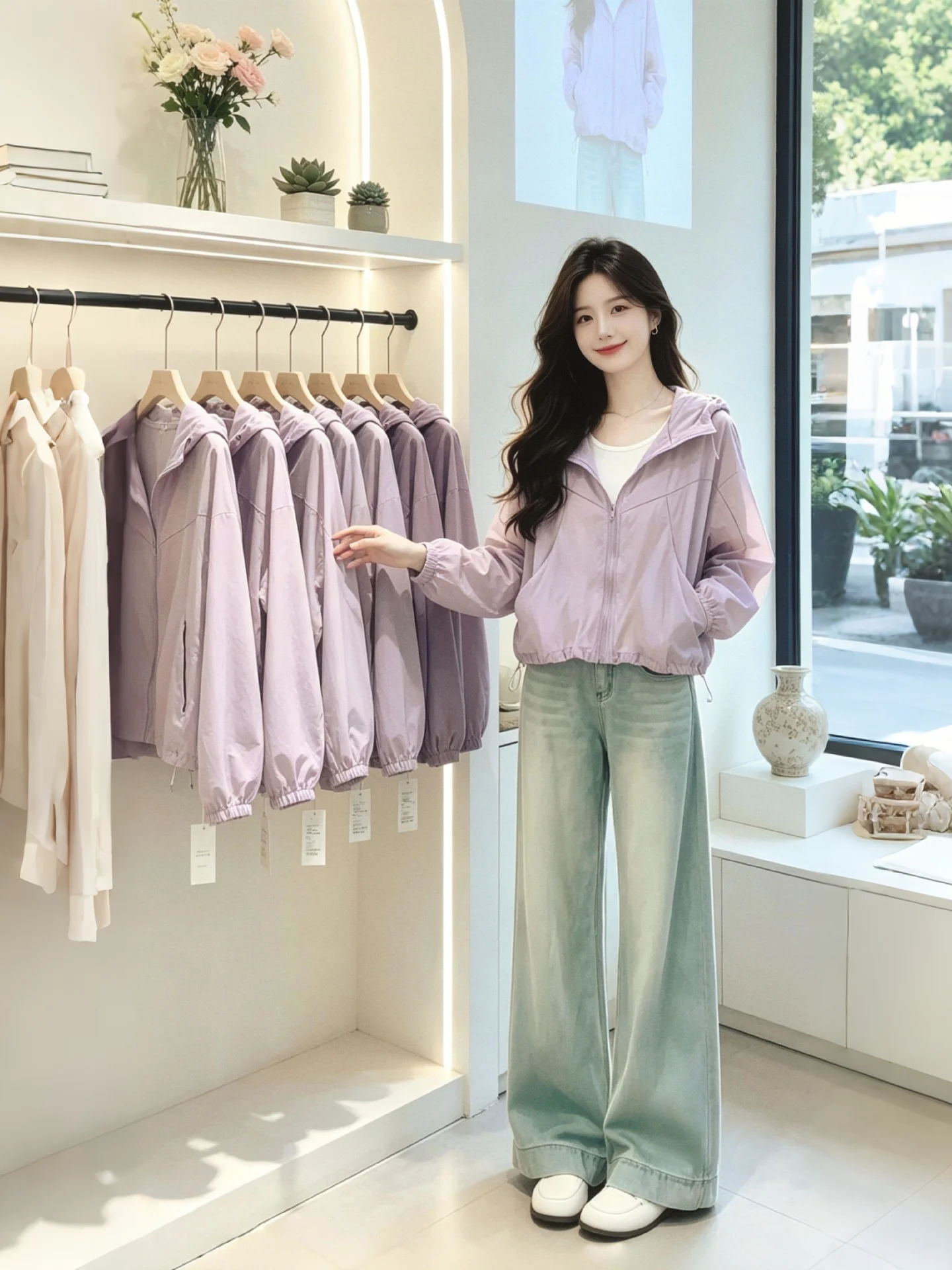 Casual Stylish Women's Outerwear Summer New Fashion Daily Match Commuting Sun Protection Breathable Long Sleeve Short Coat