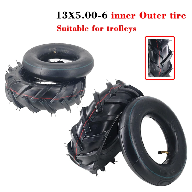 13 Inch Inner Outer Tire 13x5.00-6 13*5.00-6 Beach Kart General 4.10/3.50-6 Butyl Tube