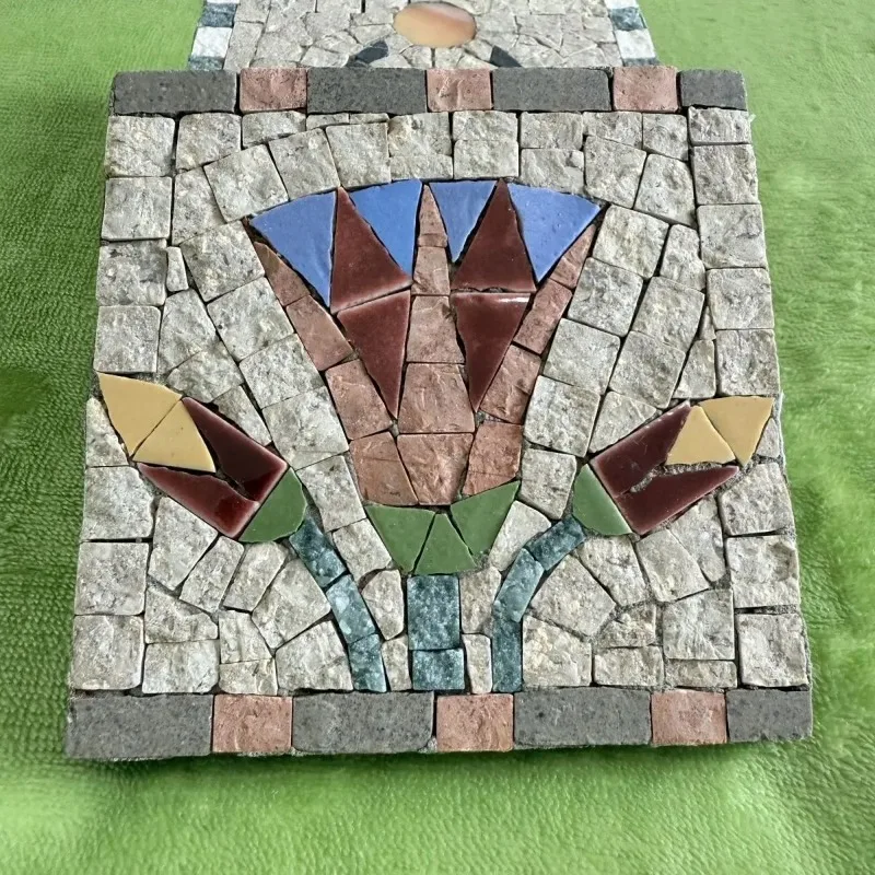 Egyptian mosaic painting, stone collage, mosaic creative handmade DIY children's material particles