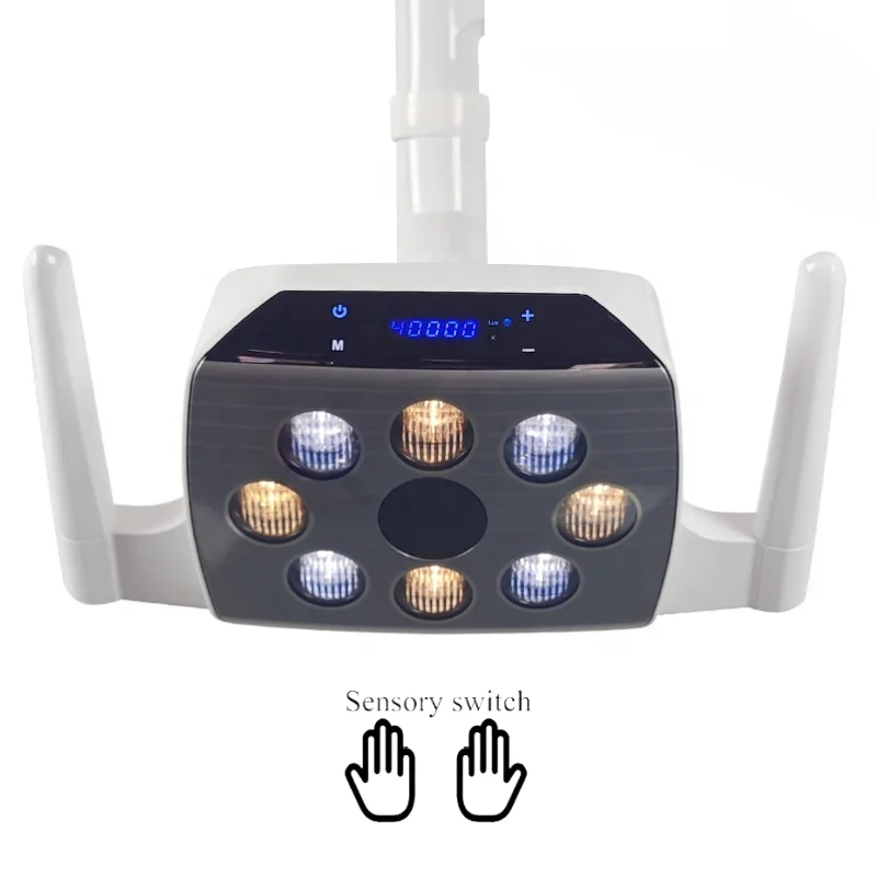 Dental Oral Operation Lamp Induction Sensitive Light 8 Light LEDs for Dental Unit Chair Equipment Teeth Whitening