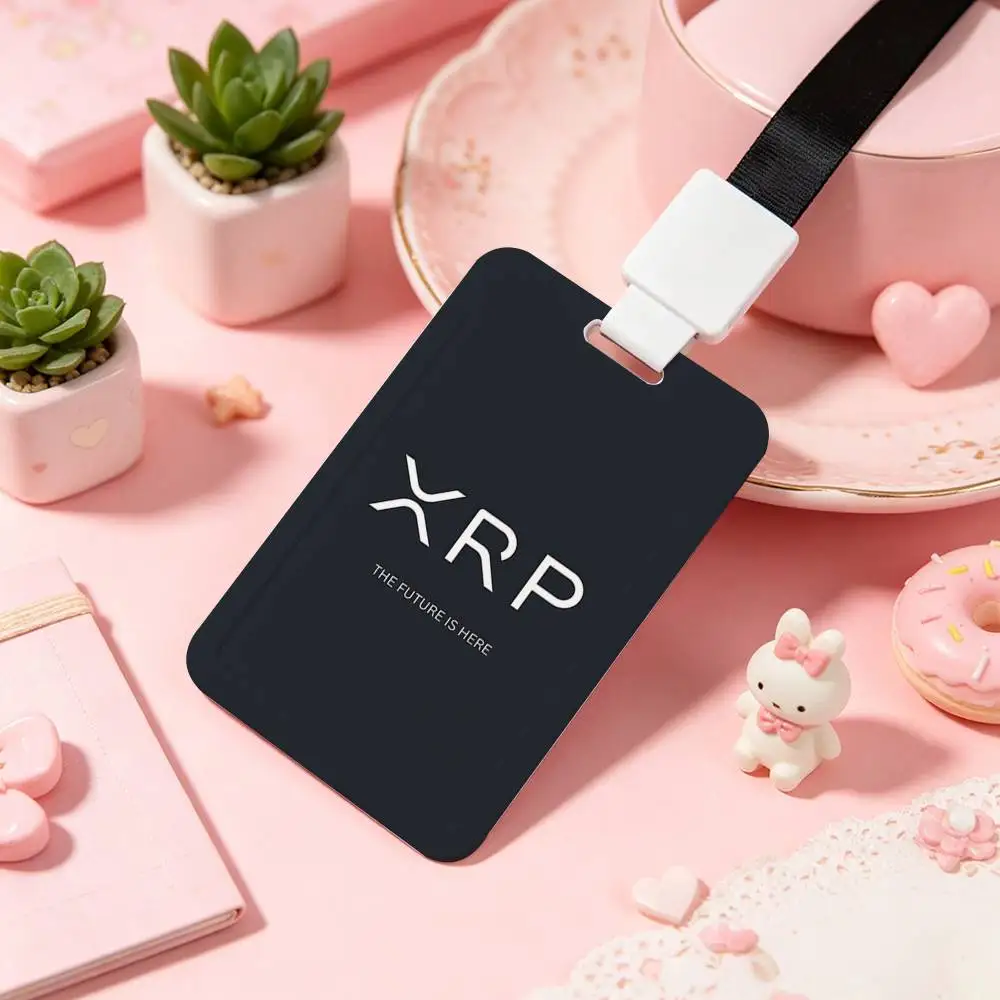 Xrp Ripple Crypto NFC Contactless Sliding Card Sleeve For Student Cards, Bus Cards, ID Cards, And Work Permits