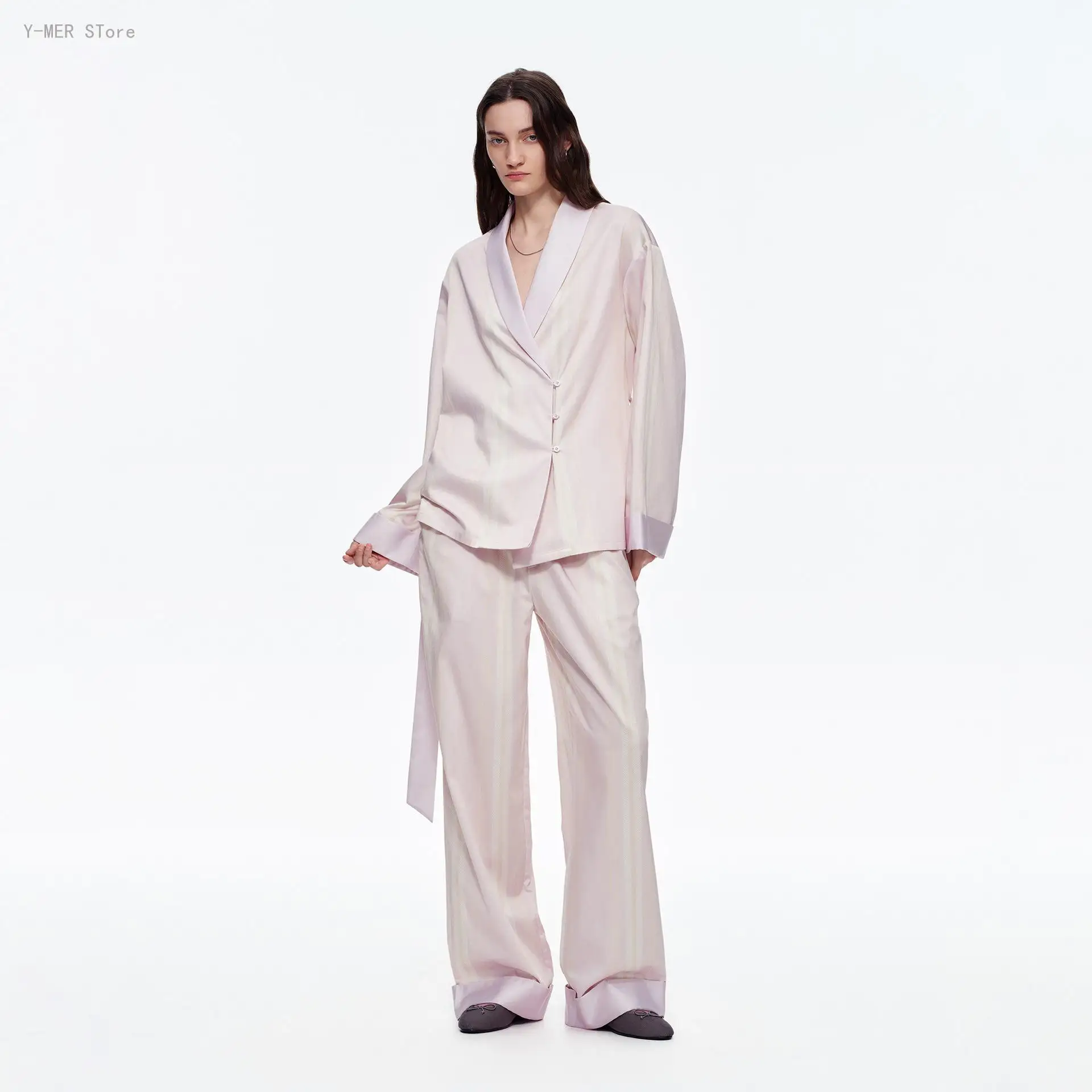 Women Pajamas Loose Slimming Luxury Gift Option Stylish Unique Design Ladies Soft Sleepwear Casual Home Loungewear