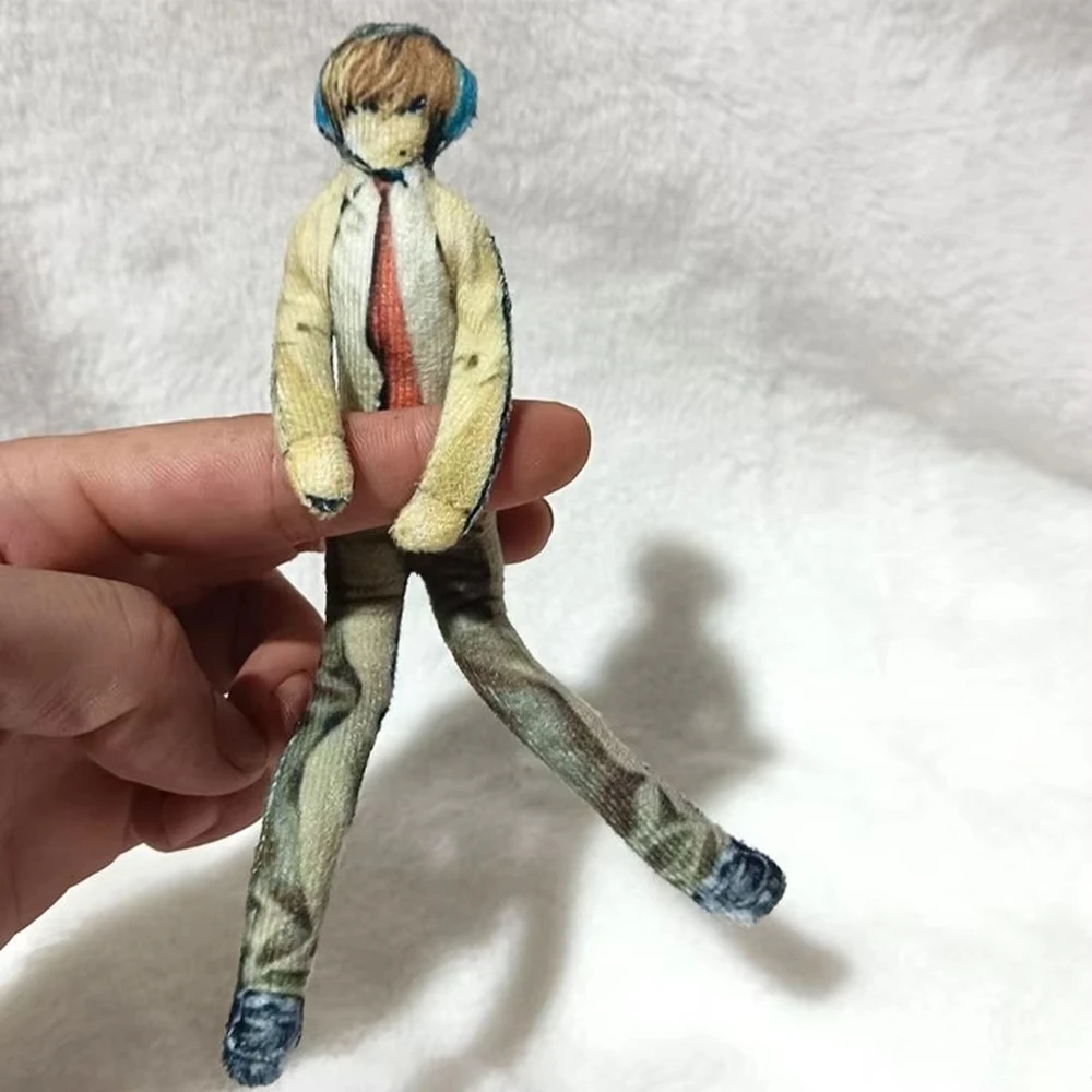 New Customization Plush Light Yagami L Plushies Doll Slender Twistable Shape Stuffed  room Decoration Festival Gift