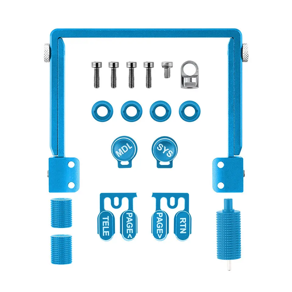 Blue CNC Folding Handle Stand + Parts Kit for Radiomaster TX15