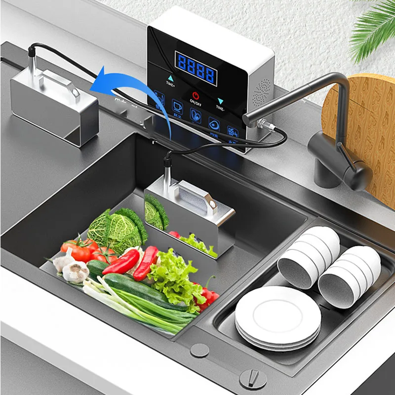 New 40khz Ultrasonic Dishwasher High Power Dishwashing Vegetable One-Key Cleaning Manufacturer Ultrasonic Cleaning Machine