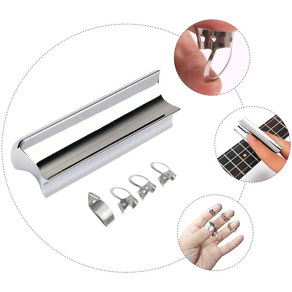 Electric Guitar Sound Bar Tone Stainless Bars Steel Slide Metal Slides Lap Hard-chrome Plated Finger Guitars