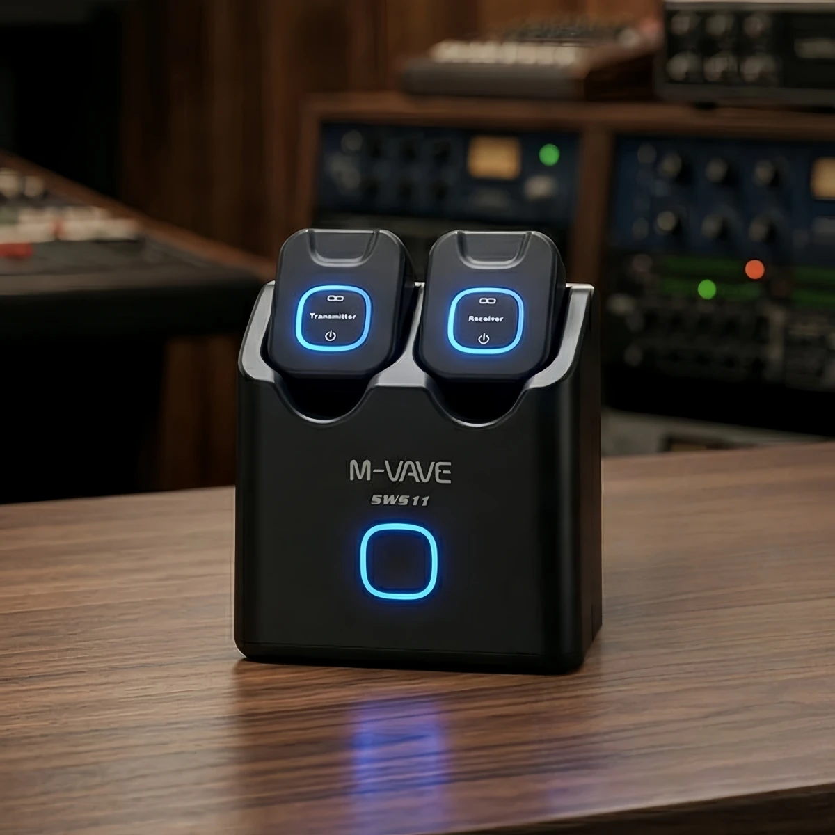 

M-VAVE WP-11 Plug-and-Play 5.8GHz Digital Wireless Audio System 4.6ms Low Delay 24Bit/48kHz HD Sound for Bass Guitar