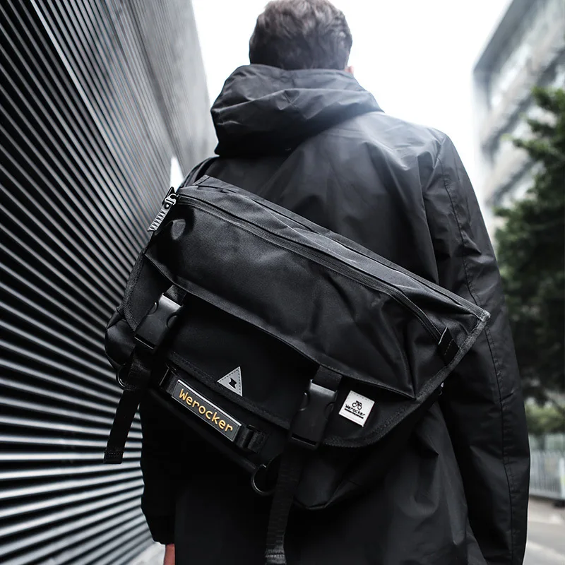 

Новая сумка через плечо, мужская модная универсальная рабочая одежда, стильная износостойкая большая вместительная портативная сумка на одно плечо