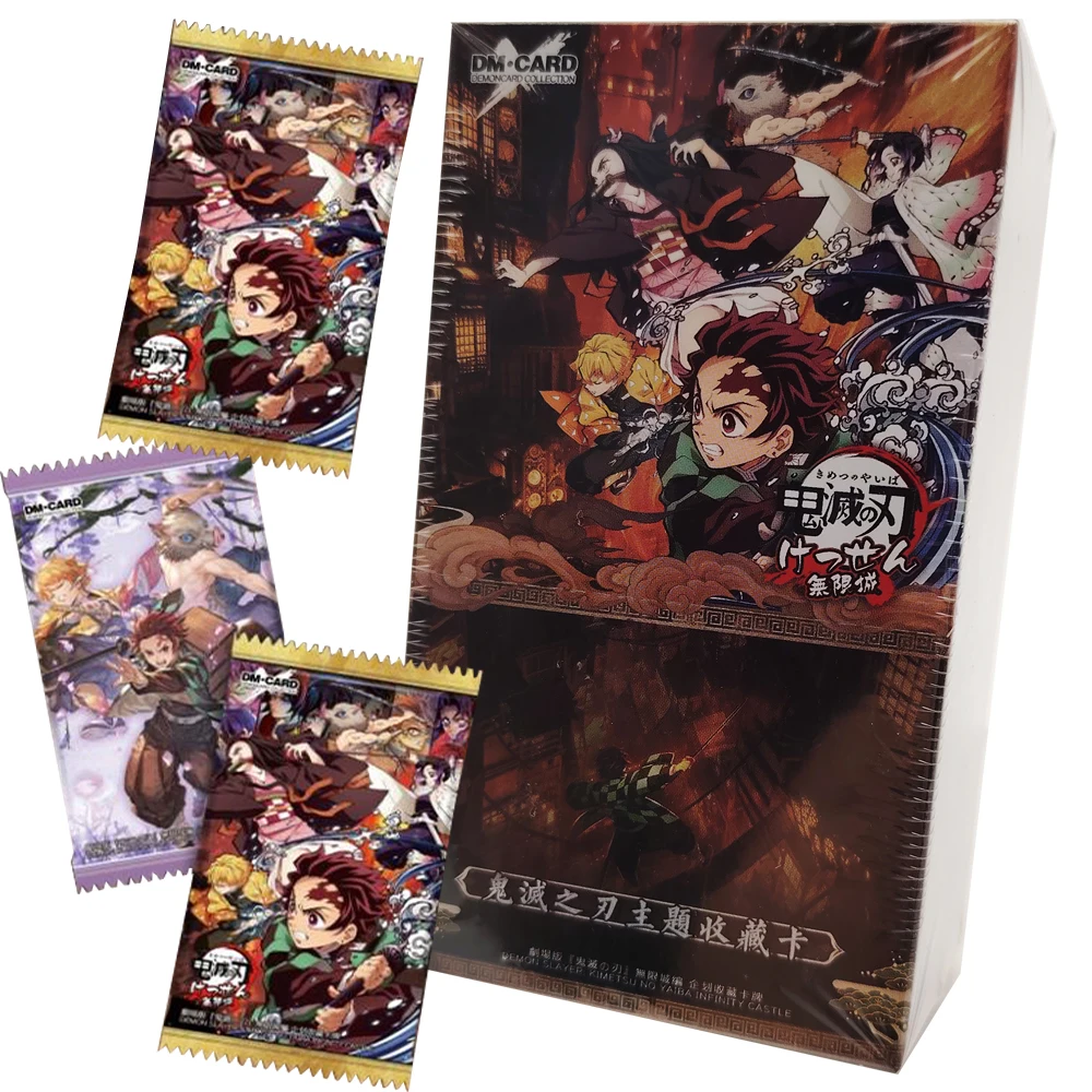 

Japanese Classic Popular Anime Demon Slayer Collection Card Cartoon Exquisite Visual Feast Character Exquisite Cards Fans Gifts