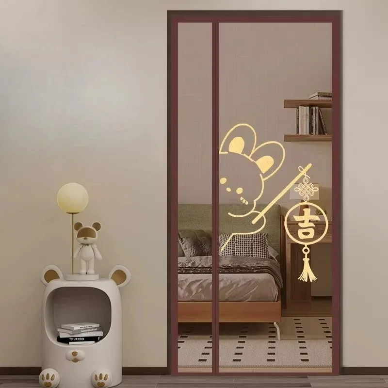 

High-end mosquito-proof door curtain summer magnetic attraction