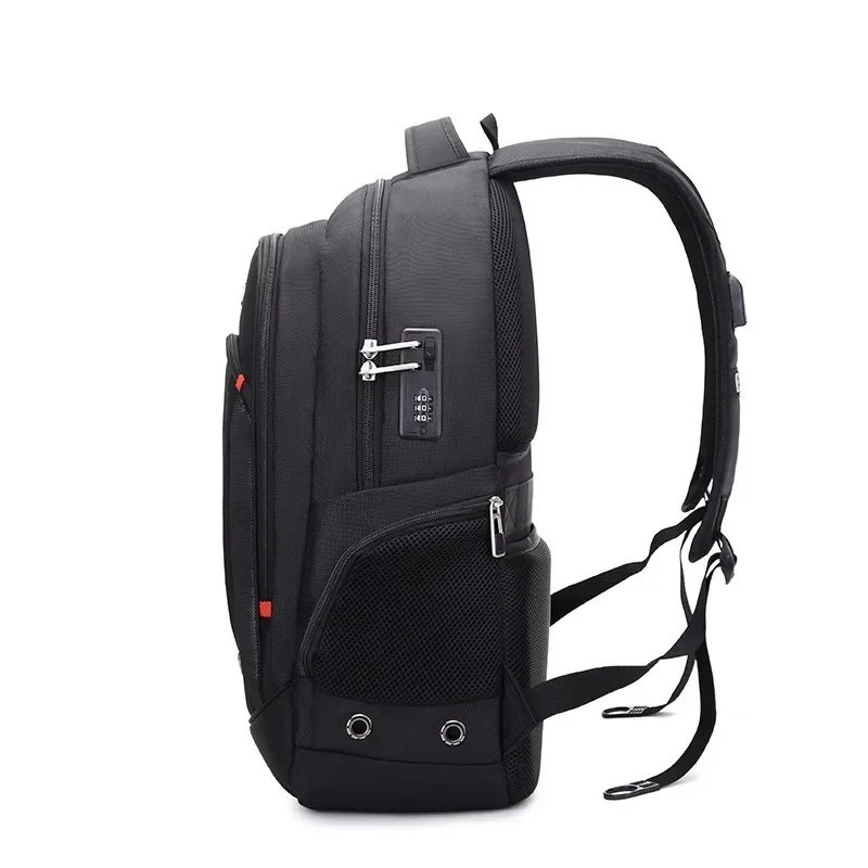 2024 Waterproof 20 Inch Laptop Backpack Men USB Charging Travel Backpack Women Oxford Rucksack Male Vintage School Bag