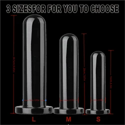 Crystal Dildo Anal Sextoys for Woman Black Buttplug G-spot Stimulate Prostate Massager Sextoy for Man Soft Dick Sucker Anal Plug