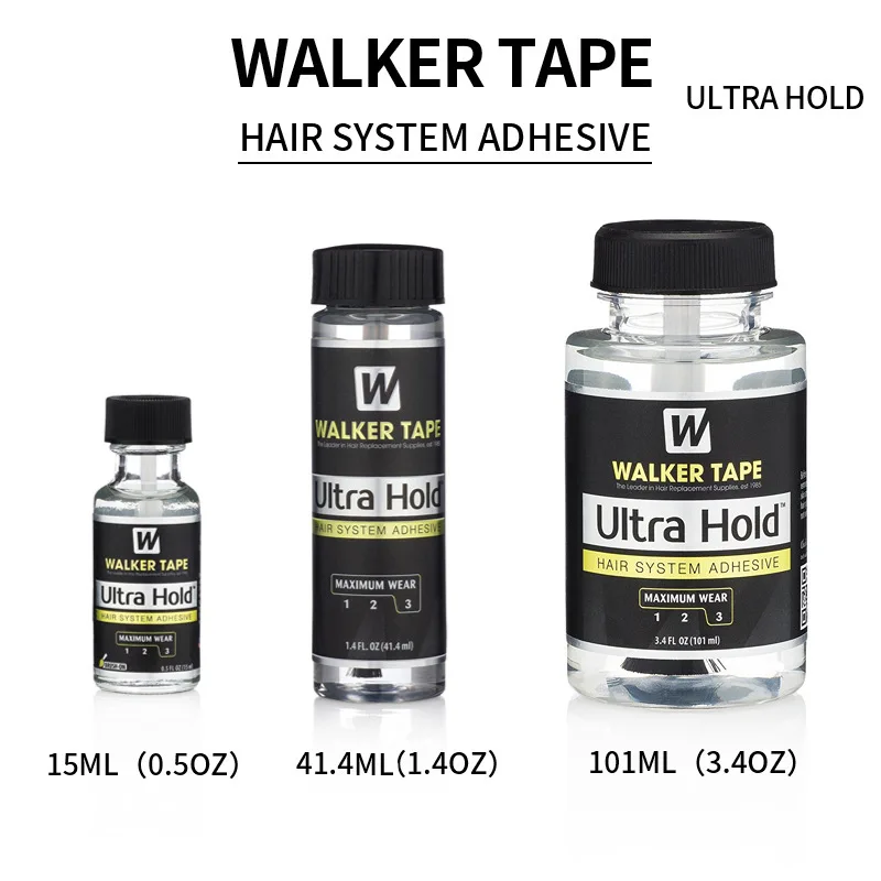 WALKERTAPE Wig glue Biological scalp Transparent liquid Lace glue Strong adhesiveness For wigs Walker Solvent Glue