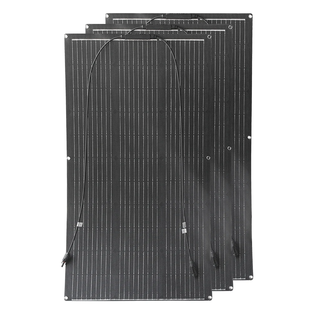 Hoog rendement ETFE flexibel zonnepaneel monokristallijn 100W 200W 300W 400W kit voor 12V batterijlader off-grid power camping