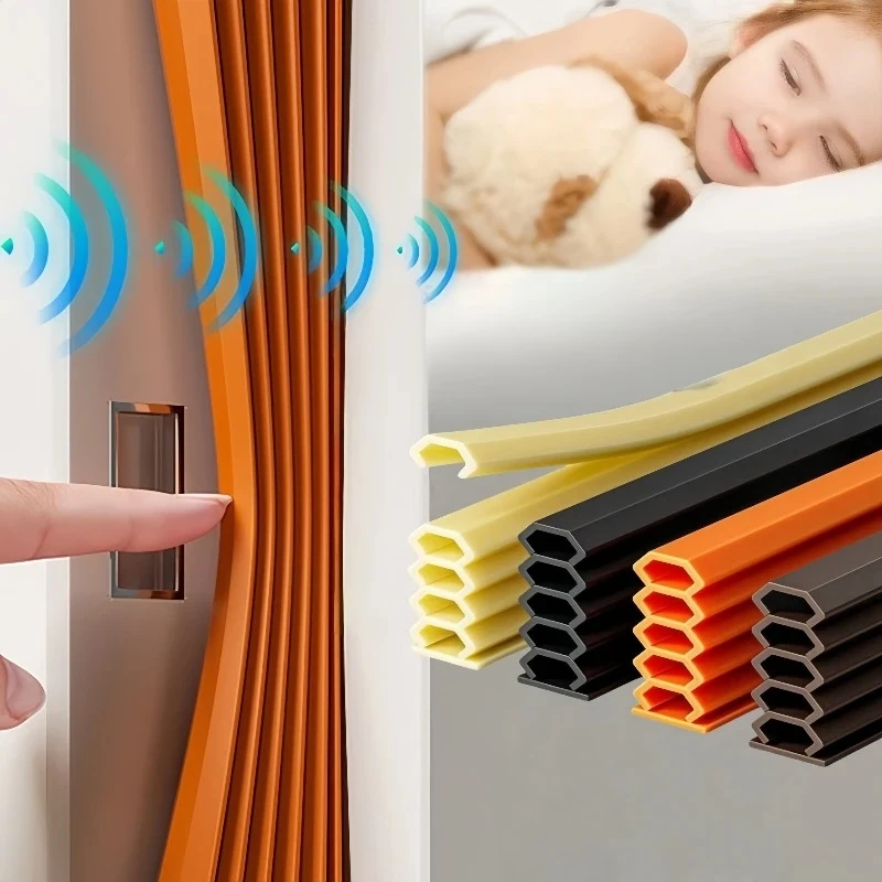 Product Door Seam Sealing Strip Window Sealing Strip Anti Theft Door Entry Door Door Soundproof Windproof Soundproof Sticker New