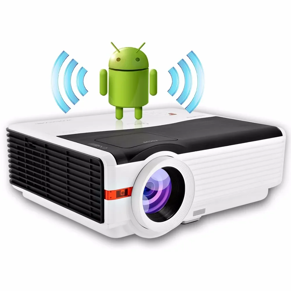 

HD Video projector 6500 lumens led theater projectors built in DVB-T video tv proyector