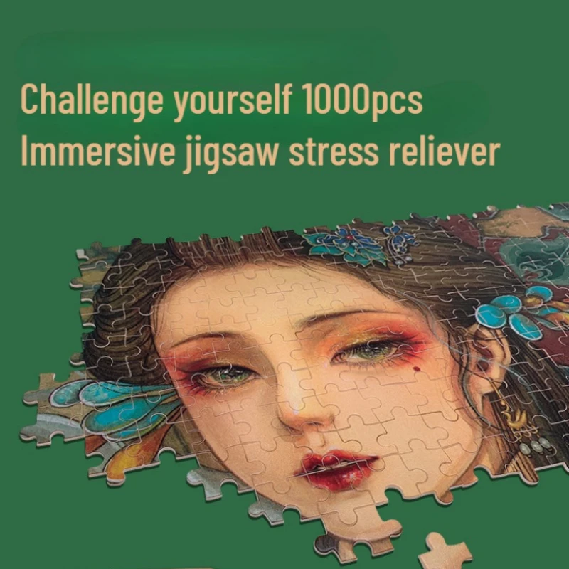 Brinquedos educativos do estilo chinês, peças plásticas do enigma, cabem junto perfeitamente a descompressão adulta, maré nacional, 1000pcs