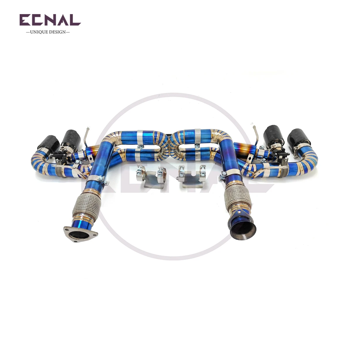 Titanium Exhaust for 2020+ Corvette C8 6.2L V8 Exhaust of Titanium Alloy Valve Ecnal Product