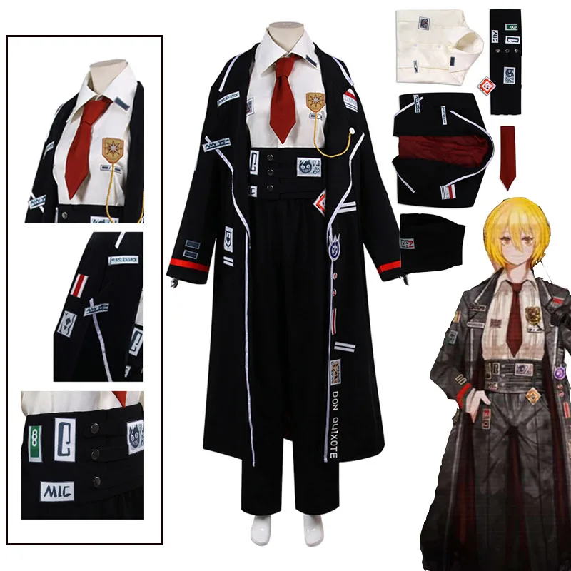 

Free Return Limbus Company Don Quixote Uniform Cosplay Costume Outfits Halloween Carnival Party Disguise Suit For Adult Men Male