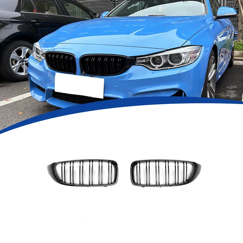 

For BMW 4 Series F32 F33 F36 (2013-2019) Double Slat Front Kidney Grille