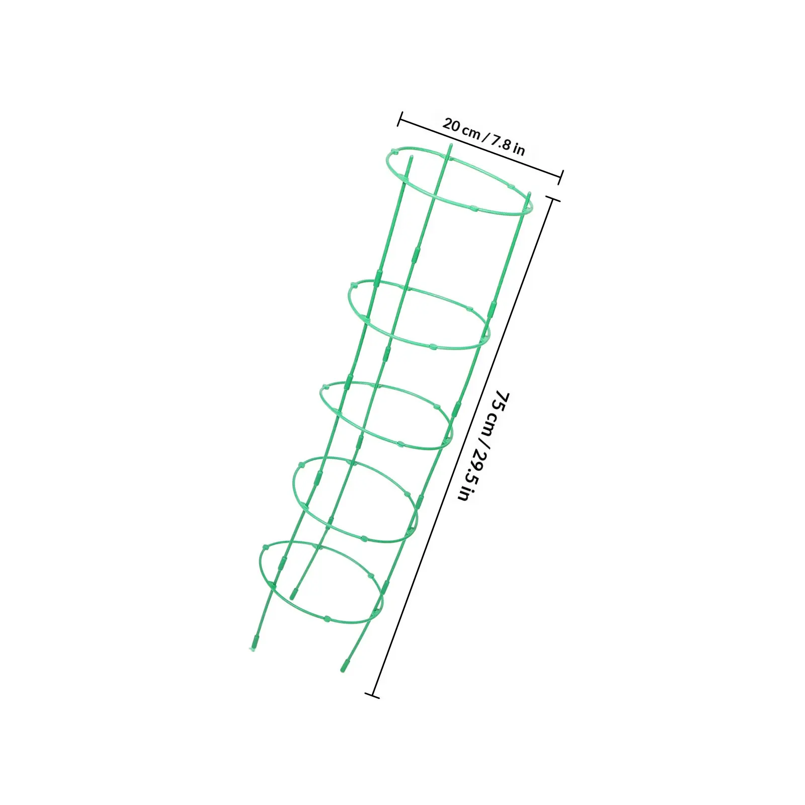 6Sets Garden Plant Support Cages Adjustable Peony Support Cage Flexible Stackable Plant Climbing Trellis Indoor Outdoor Planter
