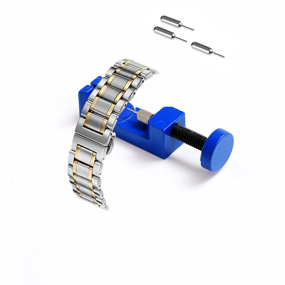 Blue Adjuster Metal Adjuster Disassembly Watch Chain Adjustment, Replacement Watch Strap Repair Tool