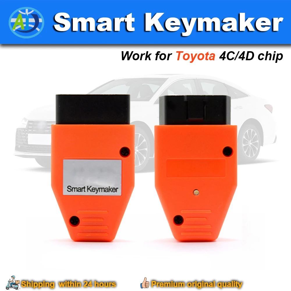 Smart Keymaker For Toyota Lexus 4C/4D & G/H Chip Car OBD2 Remote Key Programming Tool Anti-theft Key Matching Programmer Device