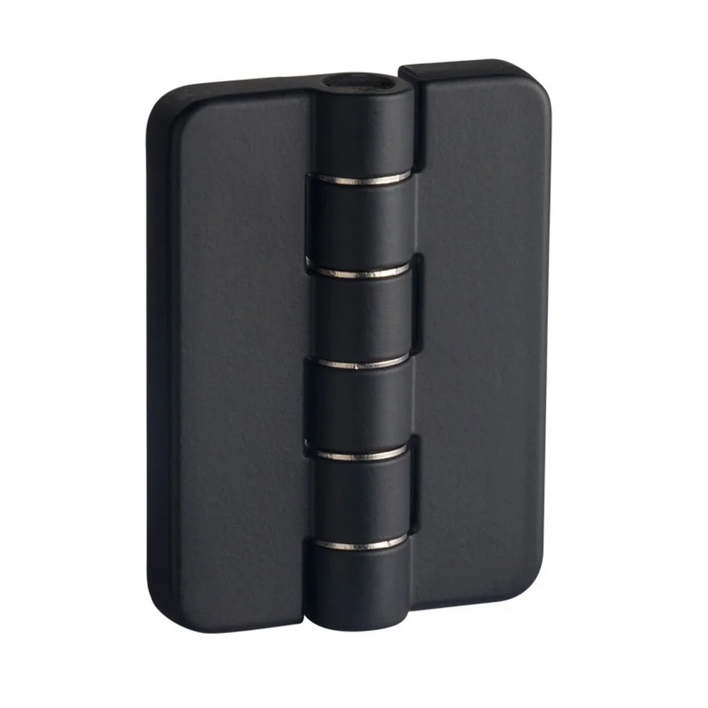 Zinc Alloy Hinge HL009-1A Matte Black Sand Chrome Bright Chromium for Switch Cabinet Distribution Box Industrial Door