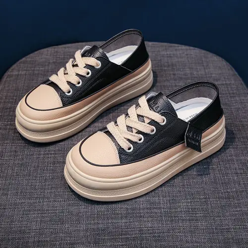 2025 New Women Sneakers Platform Walking Shoes Women Fashion Lace Up Running Shoes High Quality Comfortable Women Running Shoes - Image 8