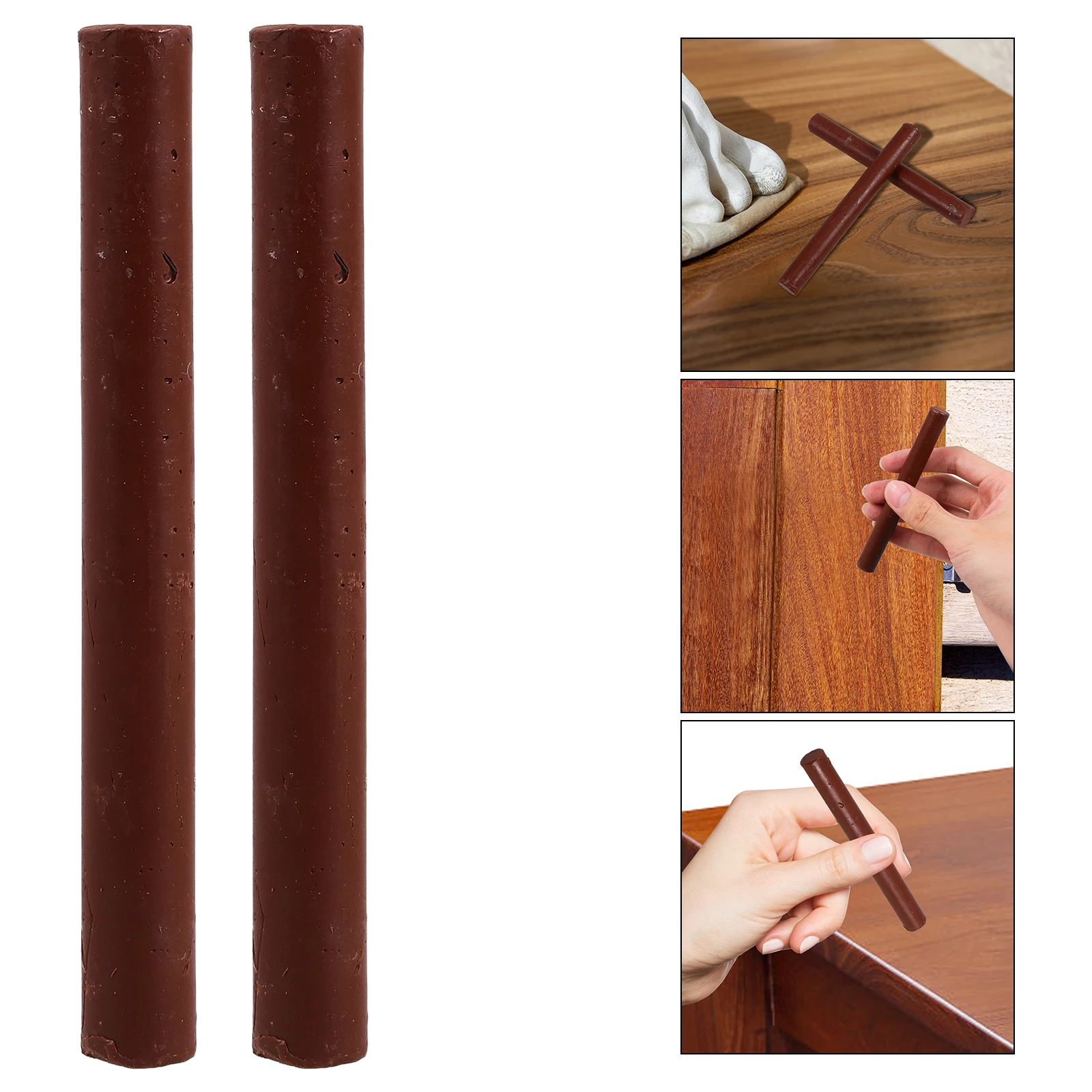 

niture Refinishing Crayons Putty Stick for Cabinets Filling Dark Brown Wax Markers
