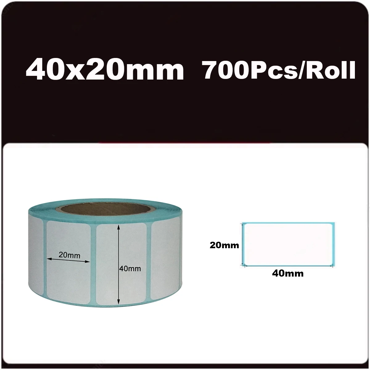 700 stks/rol 40*20/40*30/50*30mm Printbenodigdheden Thermisch Label Sticker Papier Waterdicht Supermarkt Prijs Blanco Label Direct Print