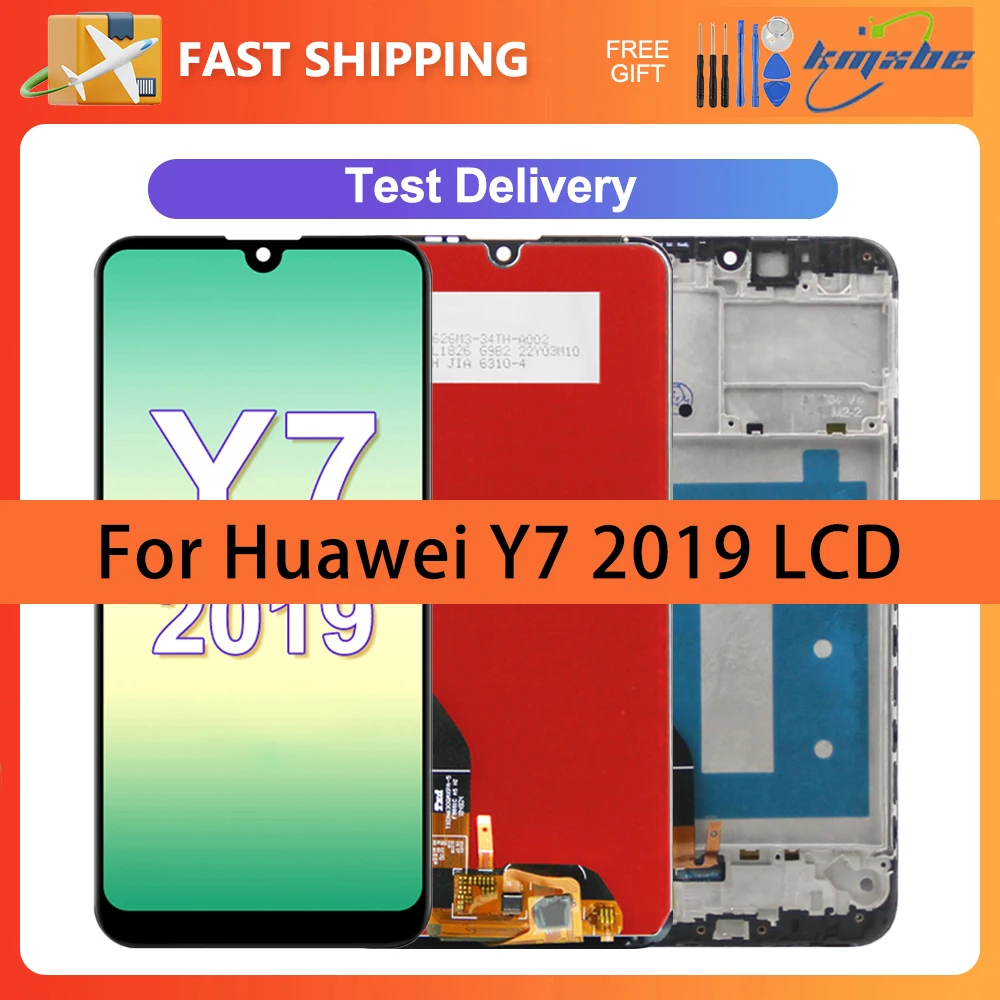 

6.26" LCD For Huawei Y7 2019 DUB-LX1 DUB-LX3 Display Touch Screen Digitizer With Frame For DUB-L23 Y7 Prime 2019 LCD Parts