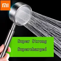 Xiaomi New Stainless Steel High Quality Ultra High Pressure Shower Head Anti Fall Shower Equipment Water-saving Rain Bathroom