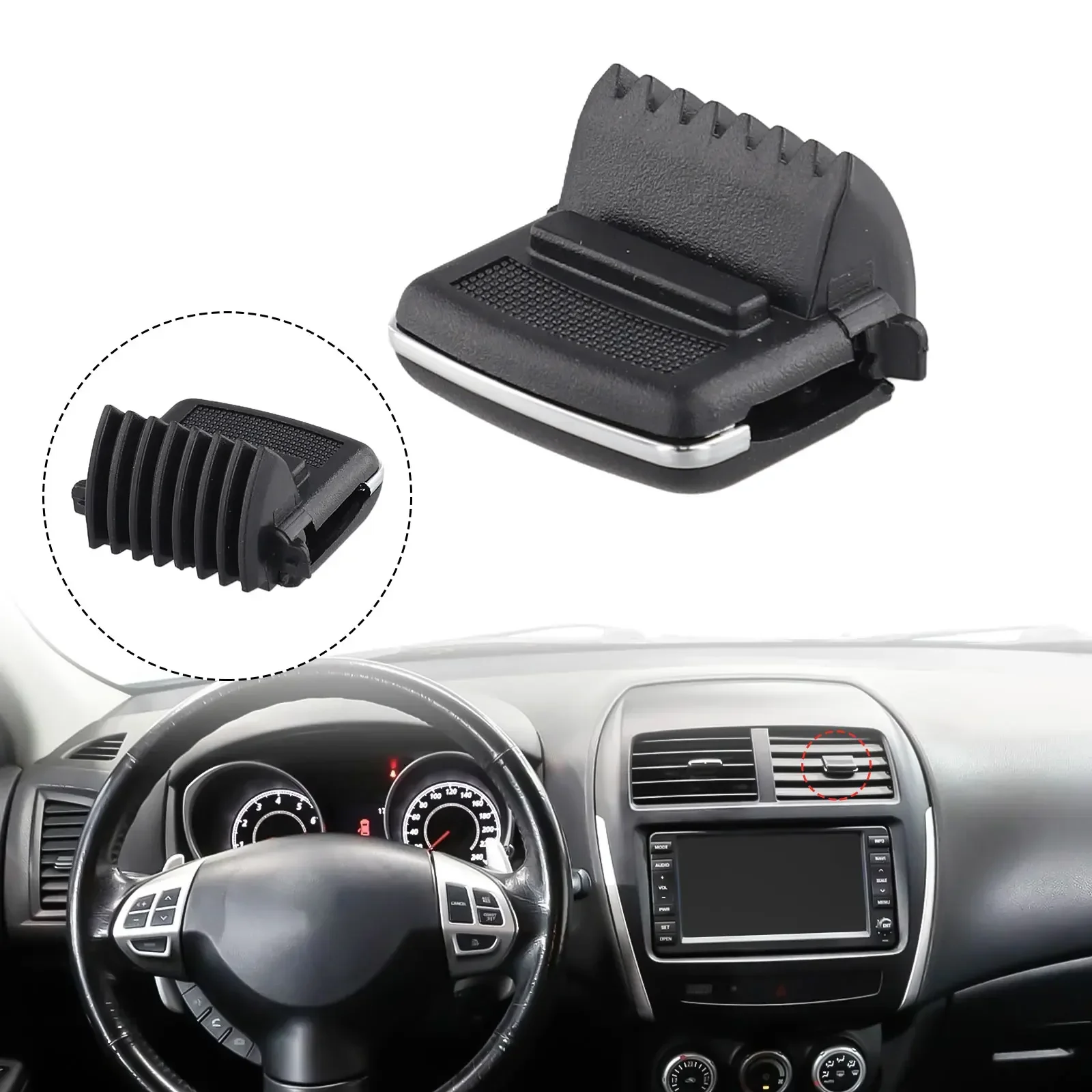 Quality New Practical Air Vent Paddle Clip AC Vent For Mitsubishi Outlander Sport Front Truck Car Center Contral