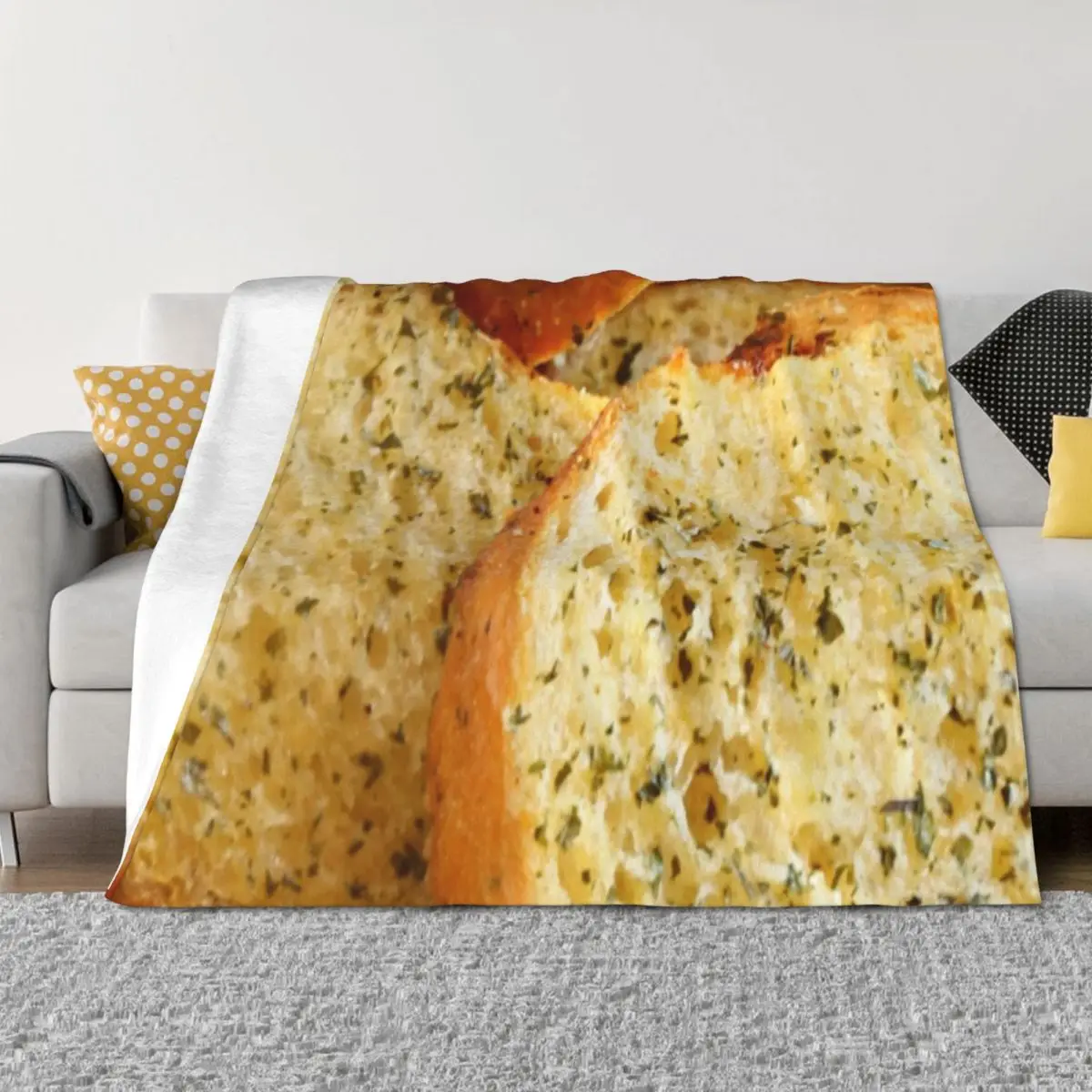 

Garlic bread Throw Blanket Soft Beds Decorative Throw Furrys Luxury Thicken Blankets