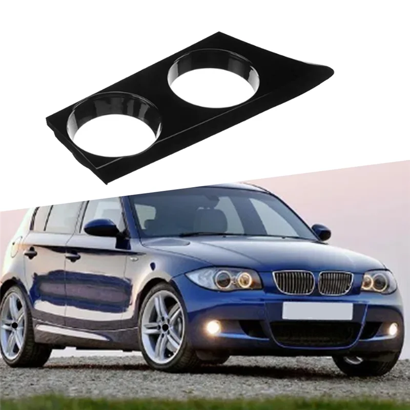 

Car Center Console Water Cup Holder Fame Drink Cup Holder Trim Cover For BMW 1 Series E87 2004-2011
