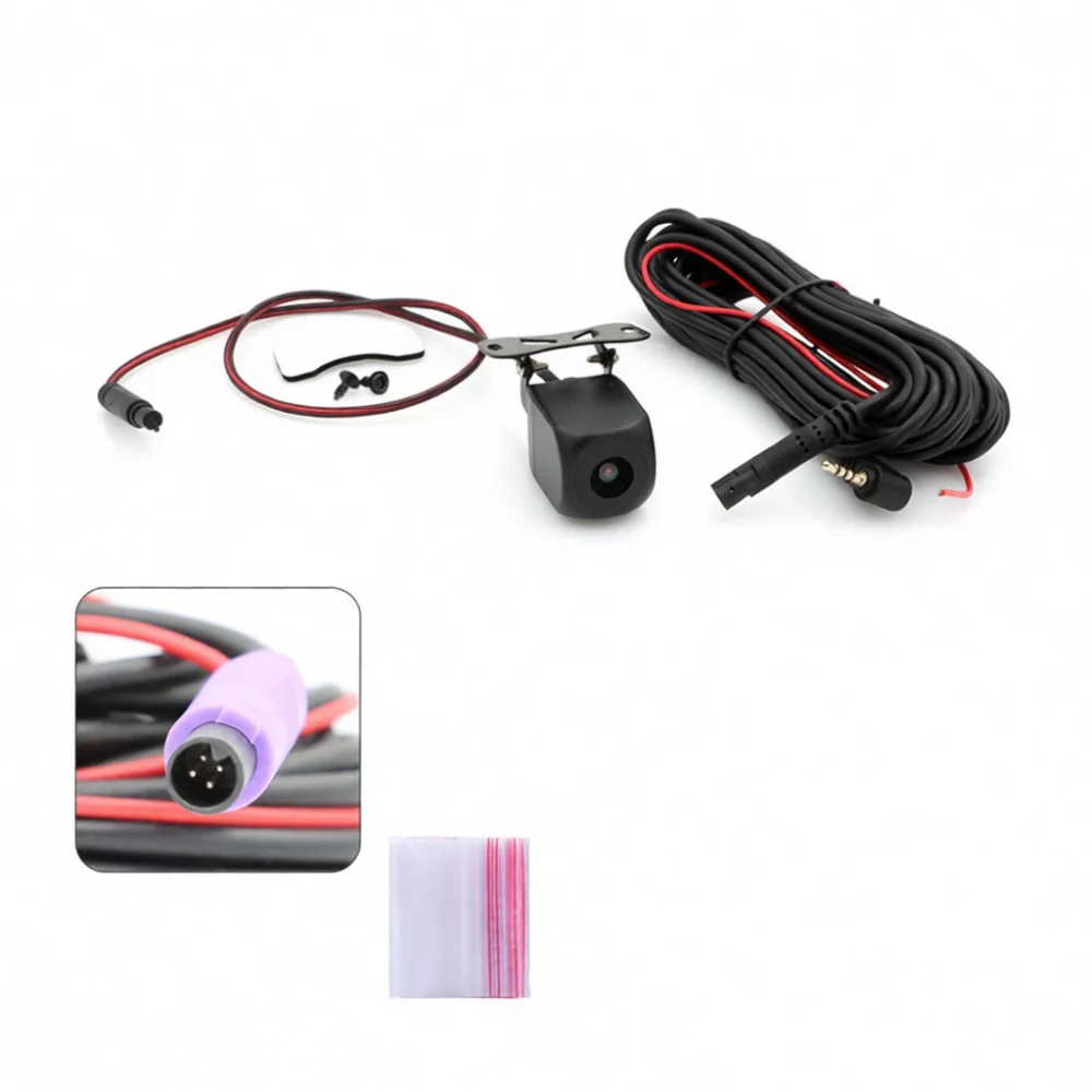 Waterproof Streaming Media Rear View Camera HD 1080P Night Vision Backup Reverse Parking Dash Cam Wide Angle Lens Car