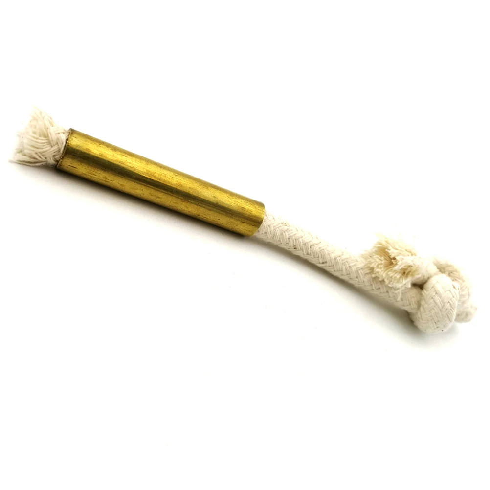 

1pcs 10Inch Cotton Fire Starting Cord H65 Brass Sleeve Easy Burning Portable For Camping Hiking Hunting Emergency Survival Bbq