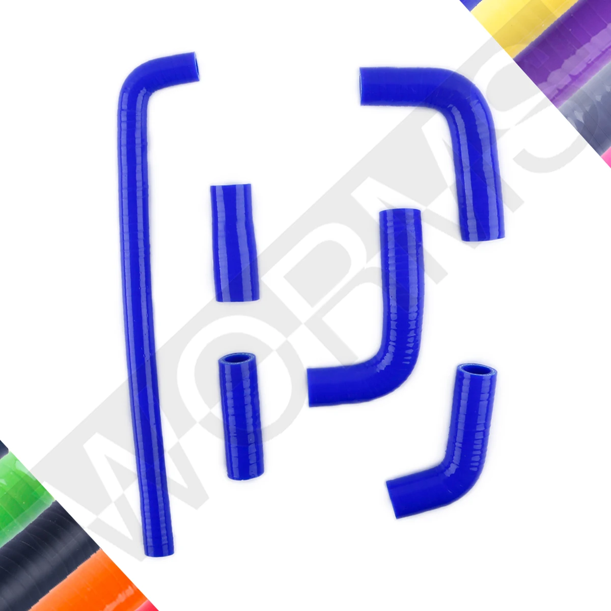 シリコンラジエーターホースパイプキット-カワサキニンジャ-250r-ex250-2008-2012-2009-2010-2011用